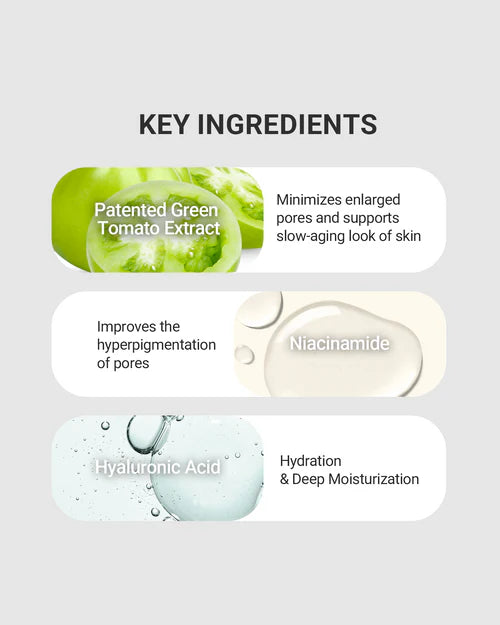 SUNGBOON EDITOR Green Tomato NMN Pore Lifting Ampoule 40ml