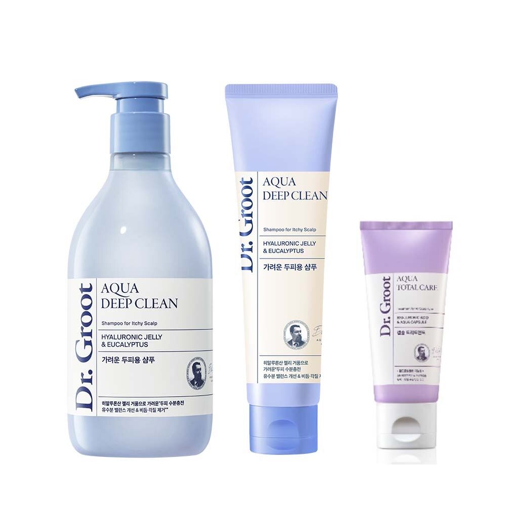 Dr. Groot Aqua Deep Clean Shampoo 330ml Set (+Shampoo 100ml+Treatment 50ml)