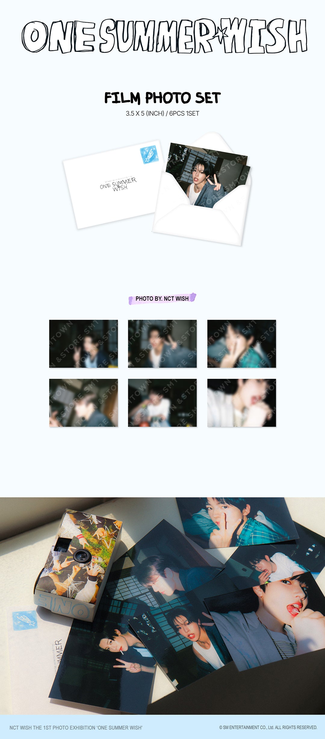 NCT WISH THE 1ST PHOTO EXHIBITION 'ONE SUMMER WISH' MD (FILM PHOTO SET)