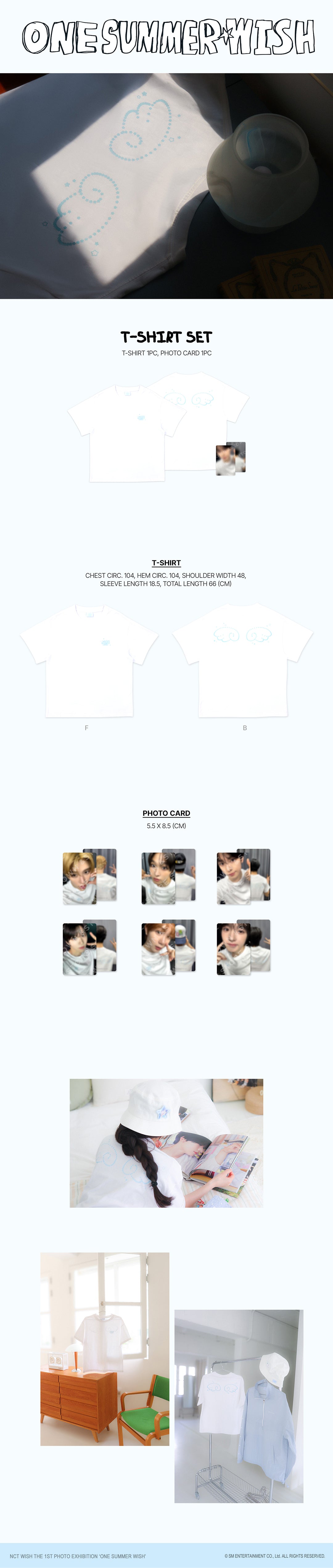 NCT WISH THE 1ST PHOTO EXHIBITION 'ONE SUMMER WISH' MD (T-SHIRT SET)