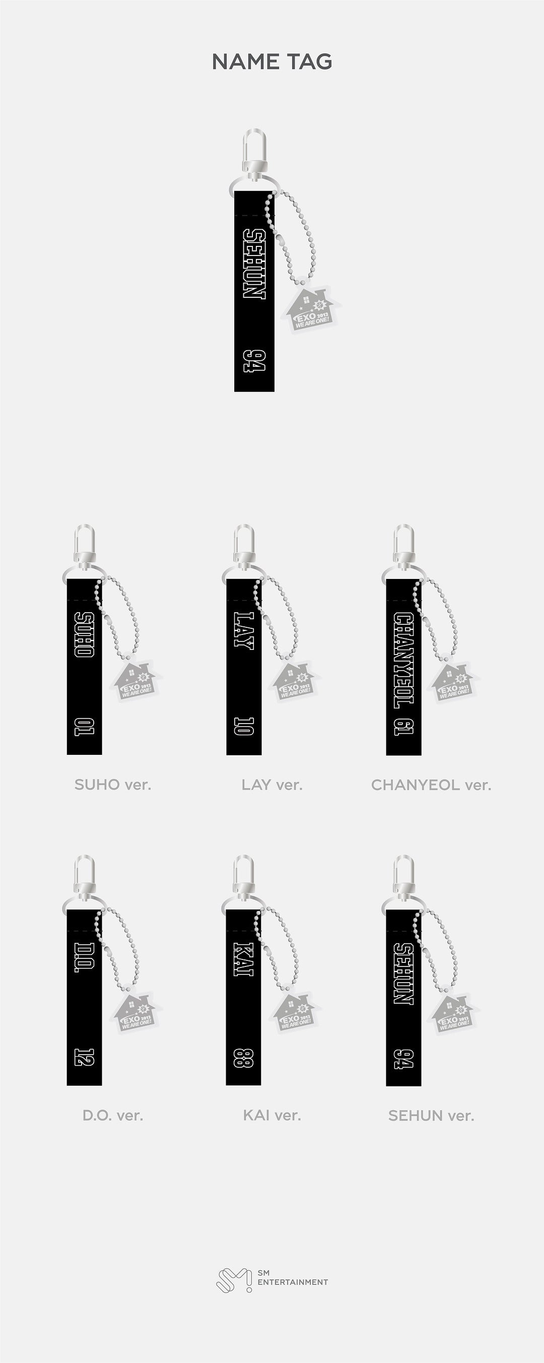 2025 EXO FANMEETING 'EXO'verse' (NAME TAG)