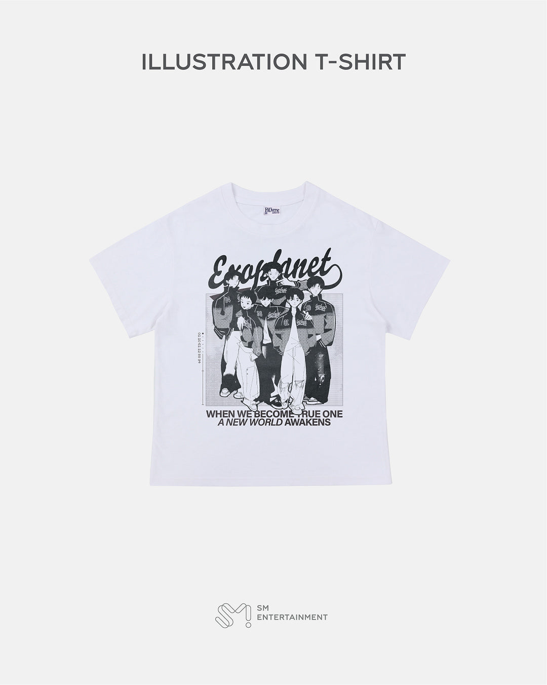 2025 EXO FANMEETING 'EXO'verse' (ILLUSTRATION T-SHIRT)