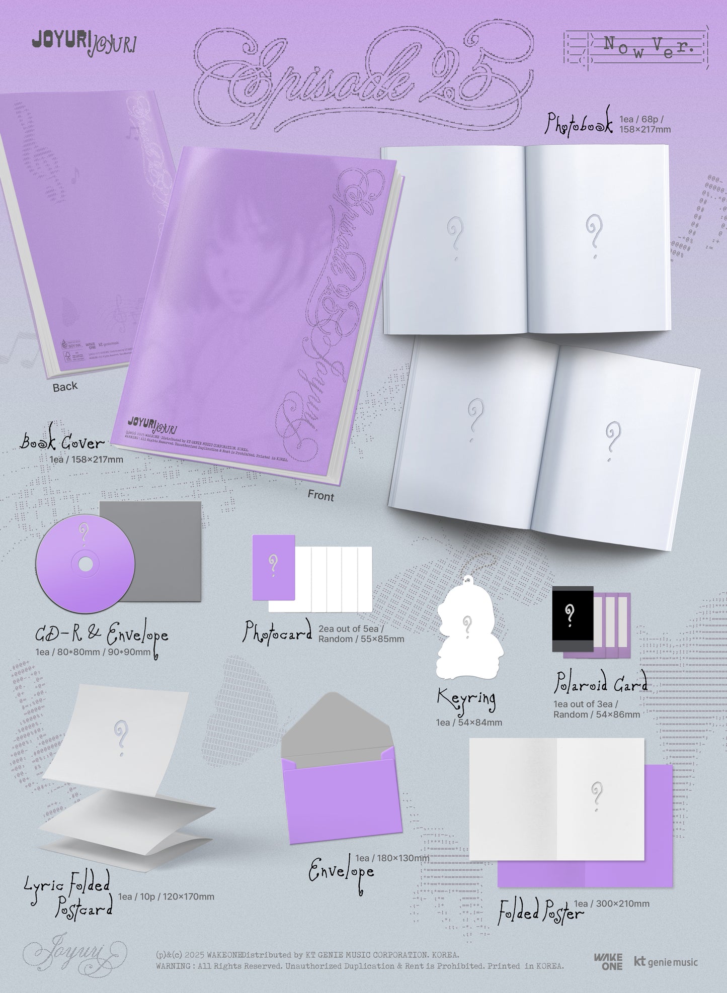JO YURI - The 3rd Mini Album ’Episode 25‘ (2 TYPES Random)