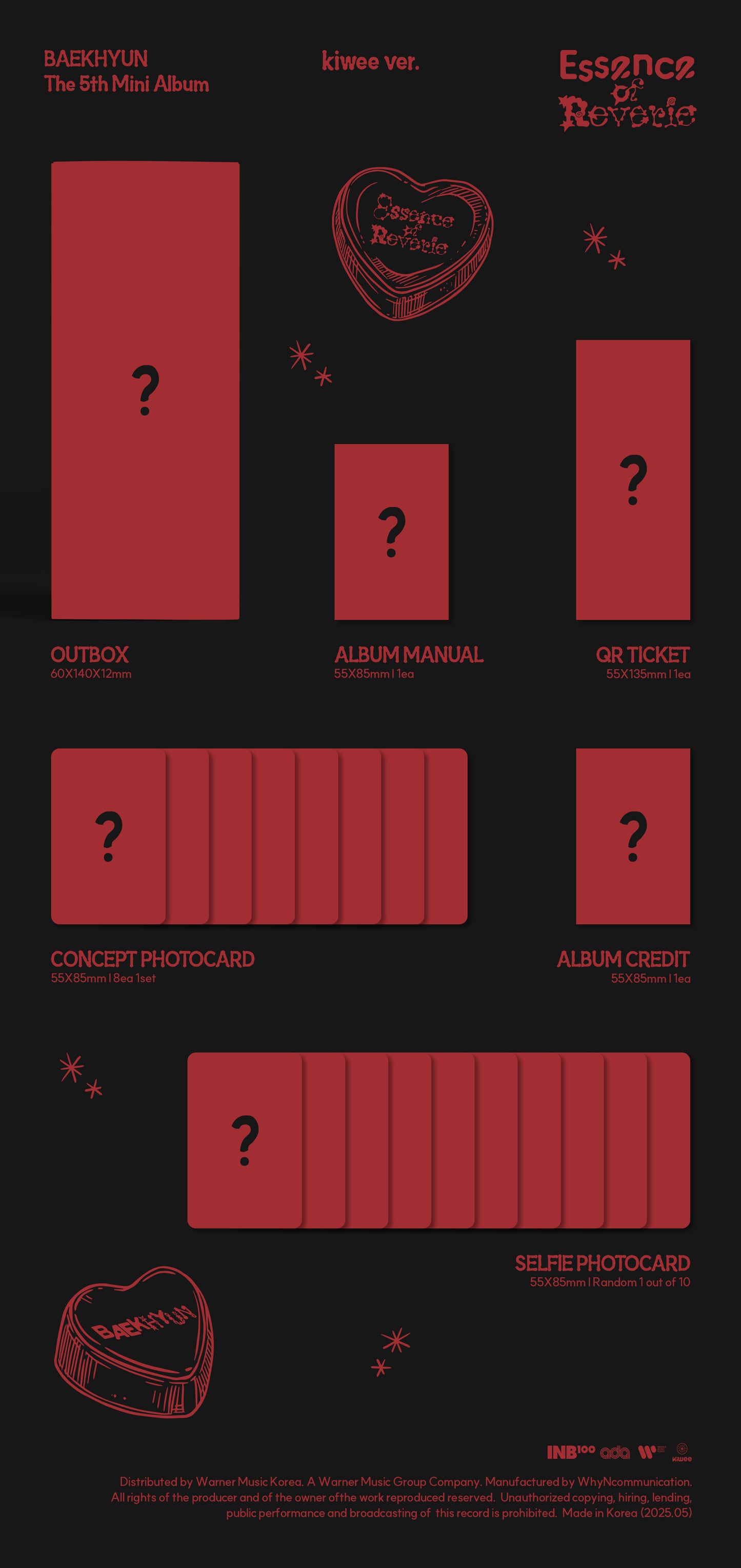 BAEKHYUN - Essence of Reverie – The 5th Mini Album (Platform Album) (kiwee Ver.)