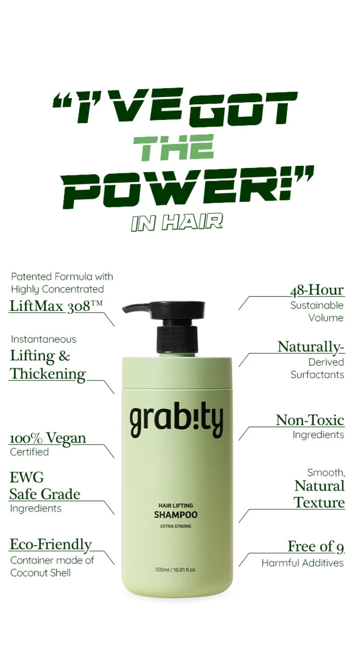 Grabity Hair Lifting Shampoo Extra Strong 475ml