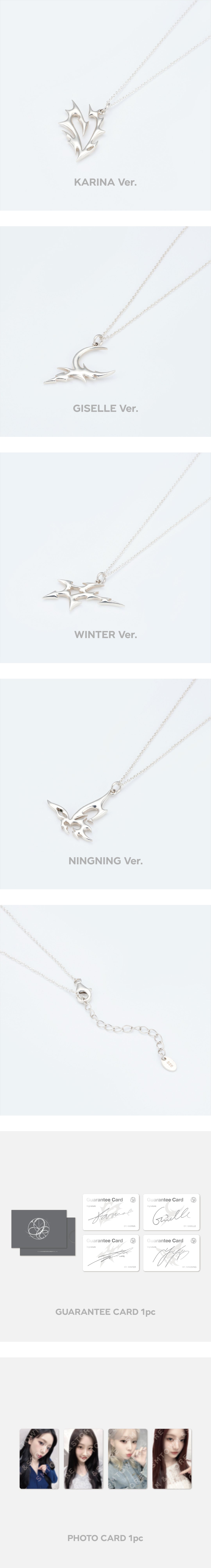 NECKLACE + PHOTO CARD SET