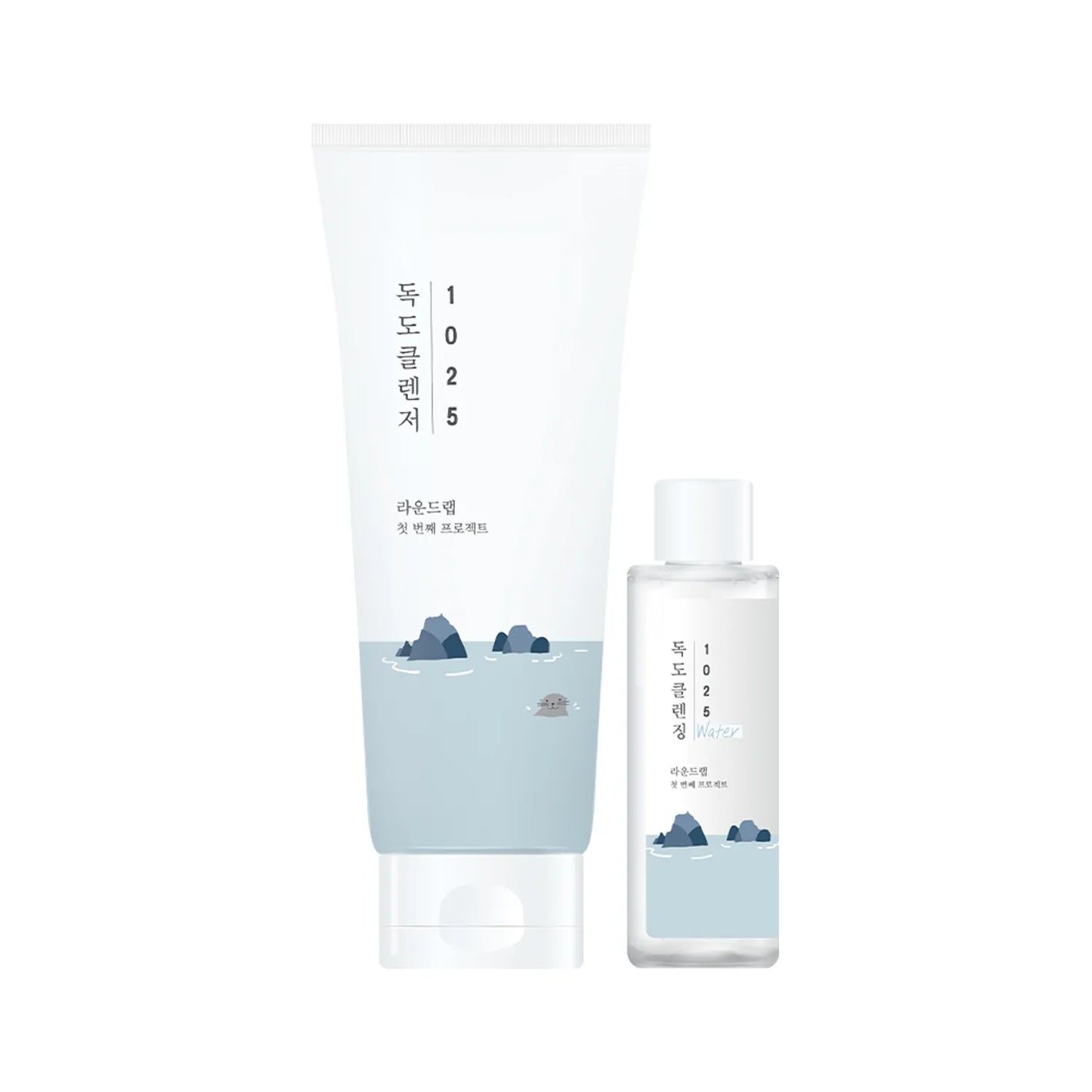 NUNUSSI EDITION X ROUND LAB 1025 Dokdo Cleanser 200ml π+Cleansing Water 80ml