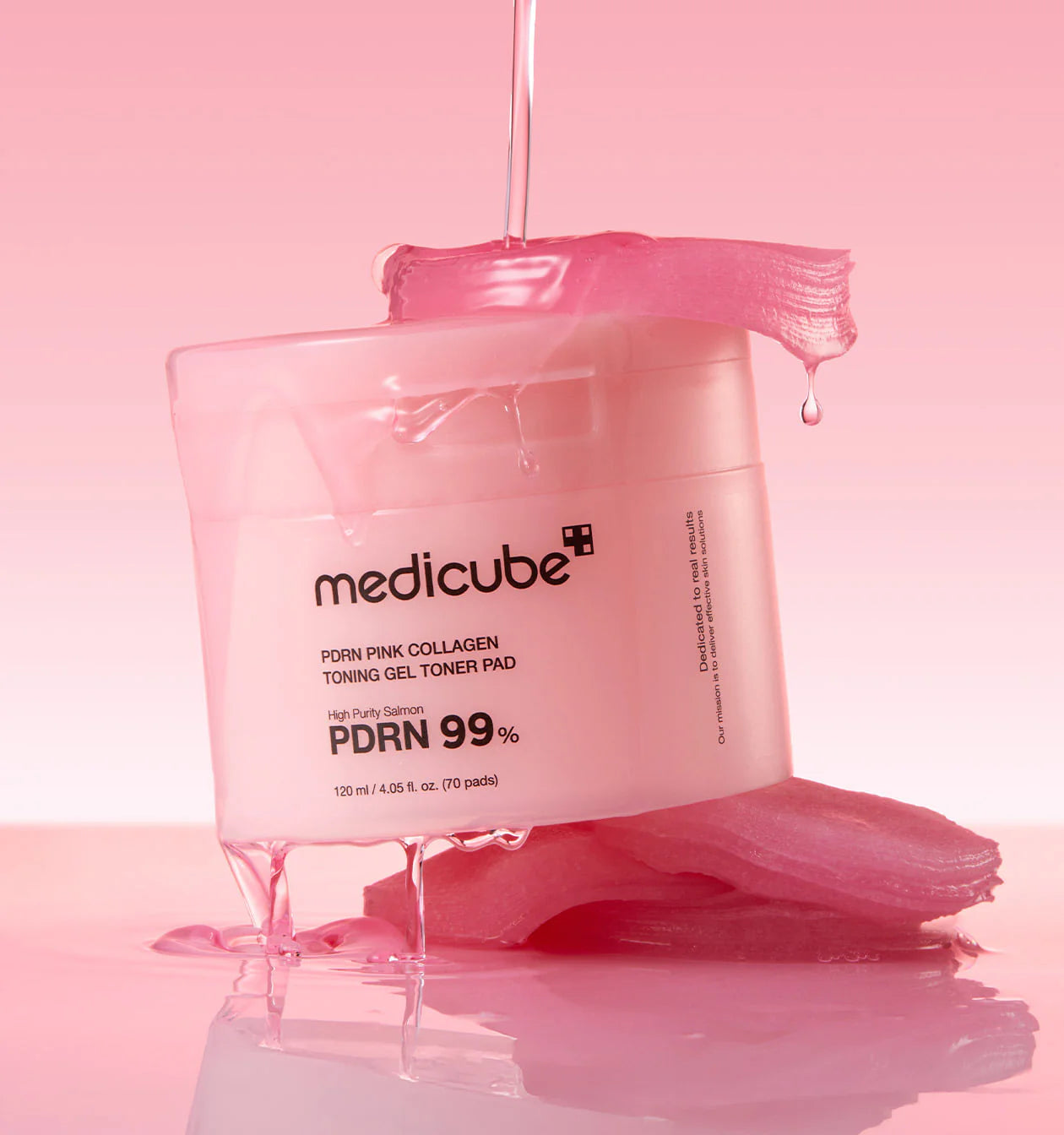 medicube PDRN Pink Collagen Toning Gel Toner Pads 70P
