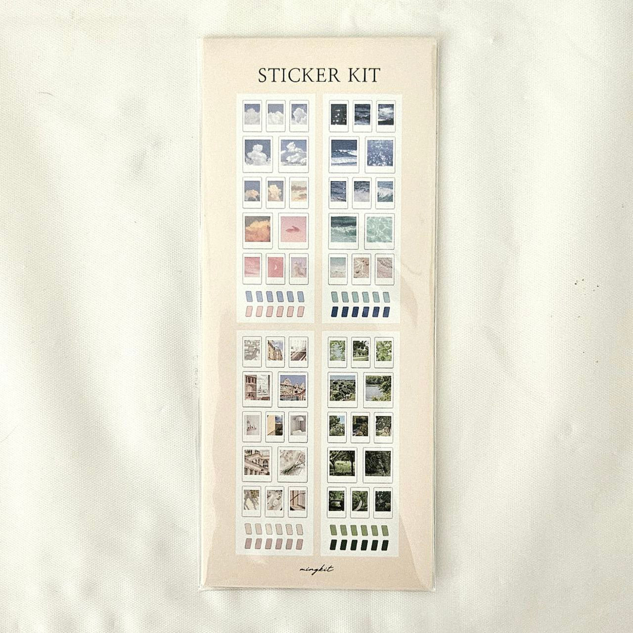 Sky Polaroid sticker pack