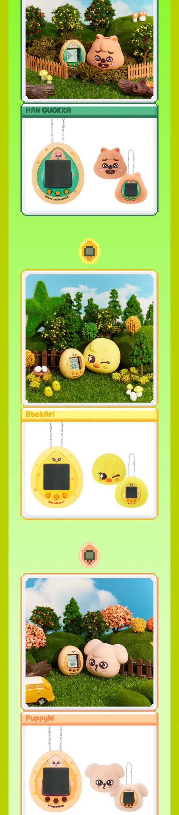 Stray Kids SKZOO TAMAGOTCHI & CASE SET