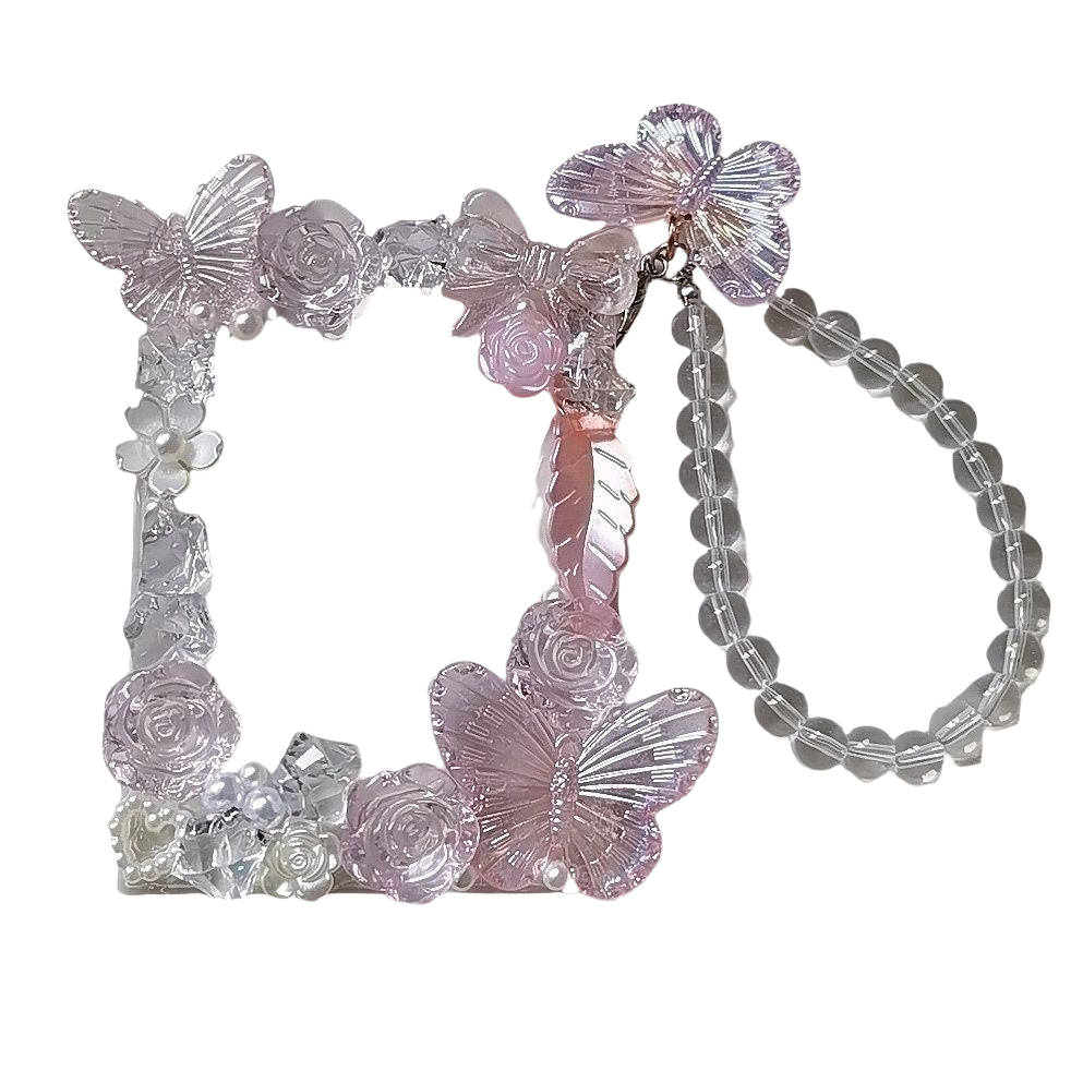 Pink Butterfly photocard holder