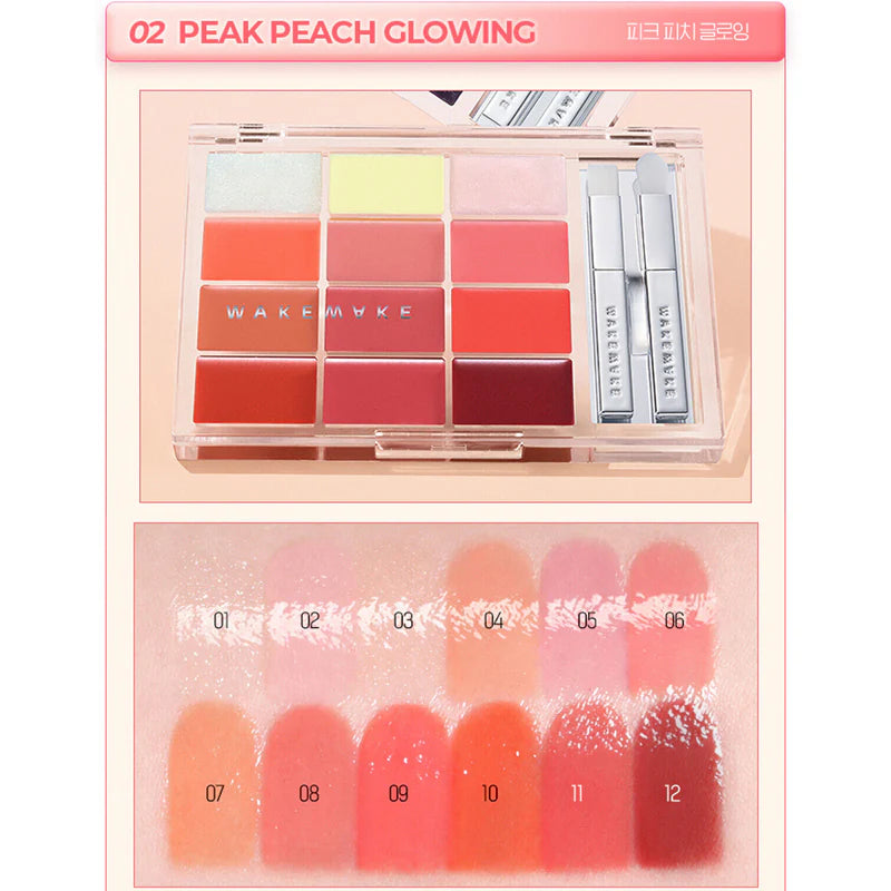 WAKEMAKE - Soft Coloring Lip Palette