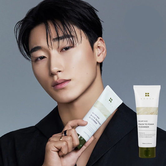 [ATEEZ PICK] BRMUD Relief Mud Pack To Foam Cleanser 110mL
