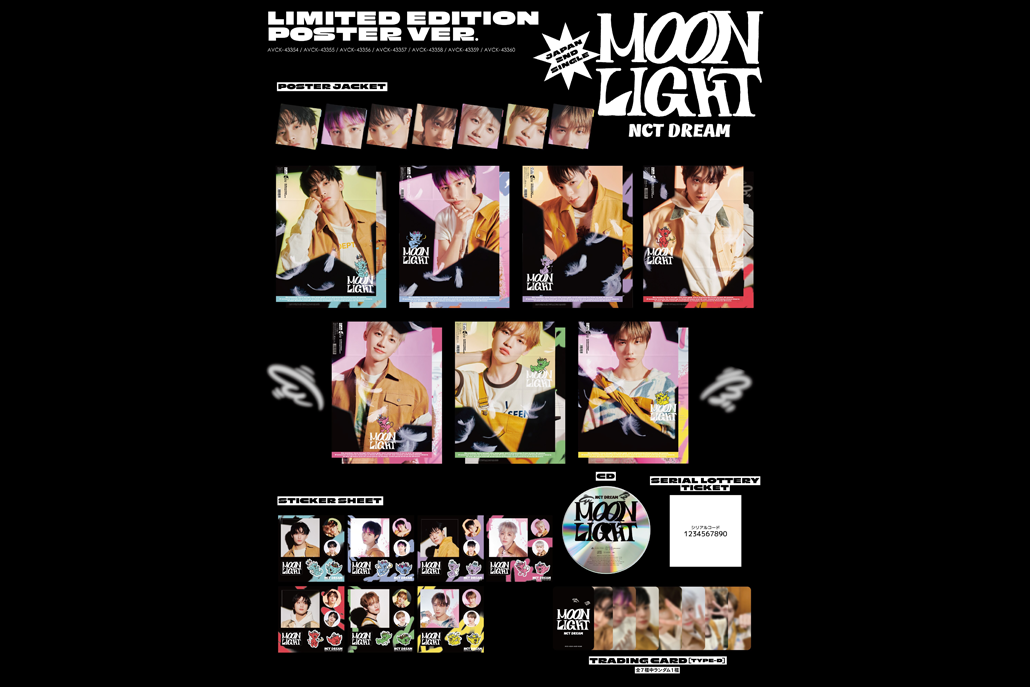 NCT DREAM - 2ND SINGLE [Moonlight] (LIMITED) (MEMBER VER)