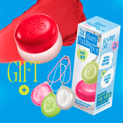 fwee Lip & Cheek Blurry Pudding Pot 🎁KEYRING