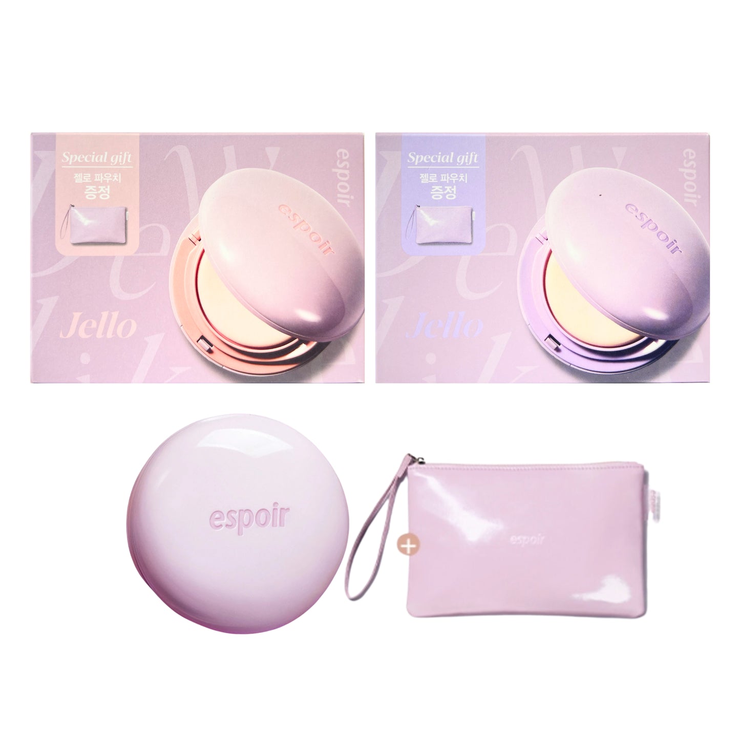 espoir Dew Like Jello Tone Up Cushion + Pouch