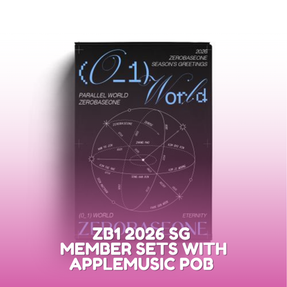 [ MEMBER SETS ] ZEROBASEONE 2026 SEASON GREETINGS With APPLEMUSIC POB