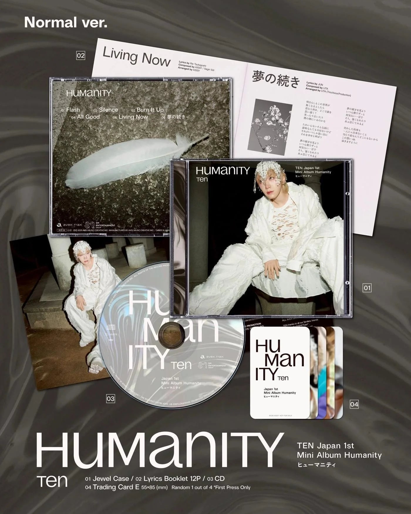 TEN - 1st Mini Album [Humanity] (STANDARD)