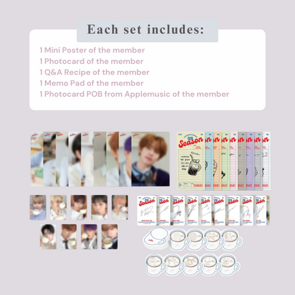 [MEMBER SETS with POB] ZEROBASEONE 2025 Season's Greetings [OUR Season]