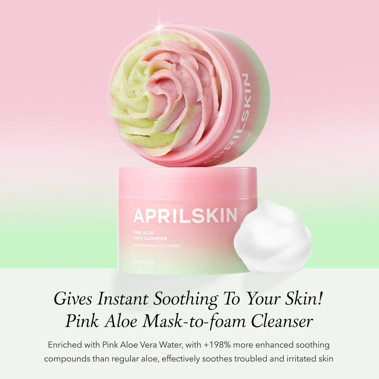 April Skin Pink Aloe Pack Cleanser