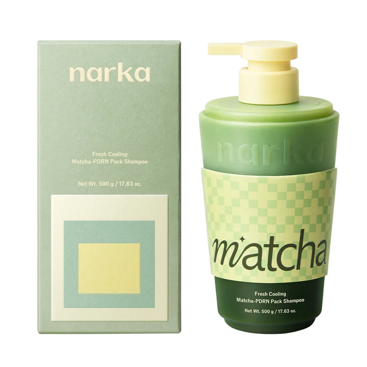 narka Fresh Cooling Matcha-PDRN Pack Shampoo 500g