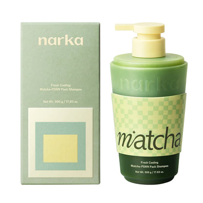narka Fresh Cooling Matcha-PDRN Pack Shampoo 500g