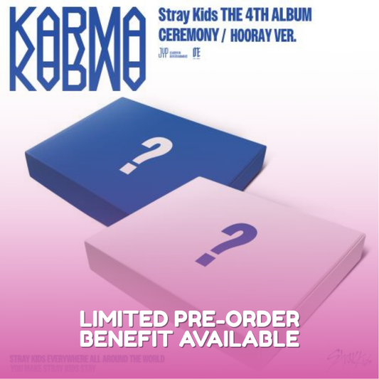 Stray Kids - 4th Full Album [KARMA] (2 TYPES Random)