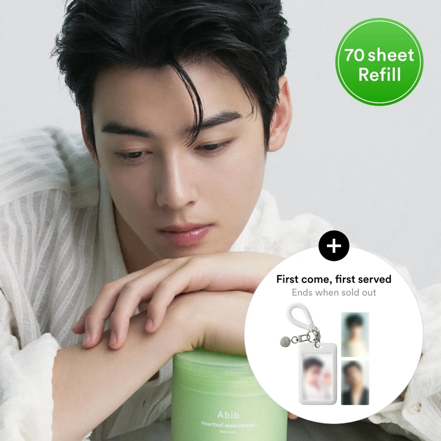 Abib Heartleaf Essence Pad Clear Touch 70P + REFILL