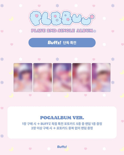 PLAVE - 2nd Single Album 'PLBBUU' (POCAALBUM Ver.) (5 TYPES Random)