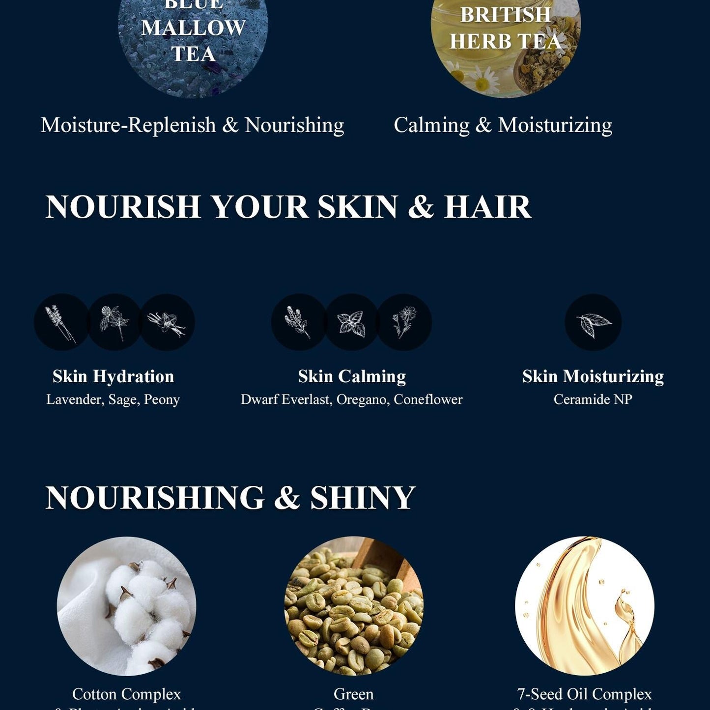 Teabless Cotton Blue Mallow Tea Perfume Hair & Body Mist 100ml