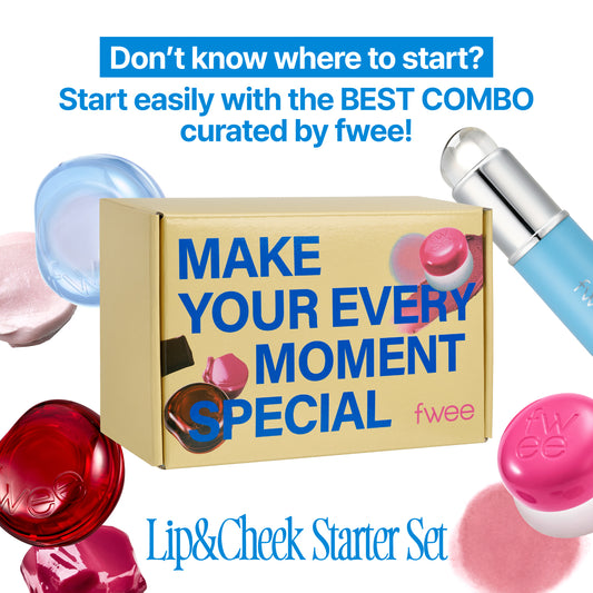 fwee Lip&Cheek Starter Set [3 Types]