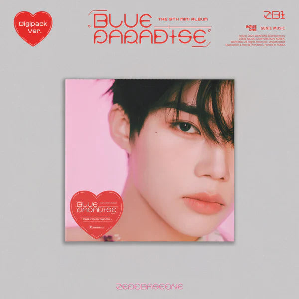 ZEROBASEONE - 5th mini album [BLUE PARADISE] (Digipack Ver.) (9 TYPES Random)