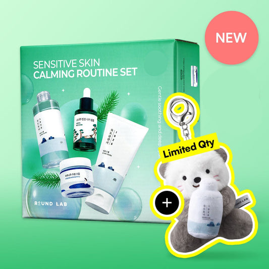 ROUND LAB Sensitive Skin Calming Routine Set
