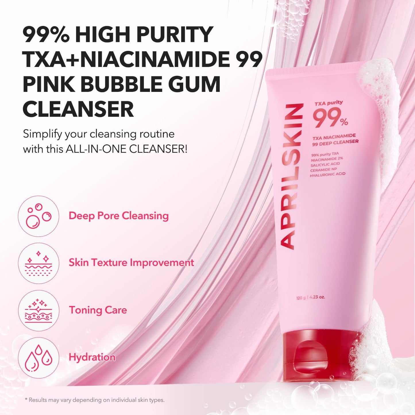 April Skin TXA Niacinamide 99 Deep Cleanser