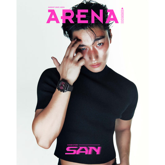 ARENA HOMME 2025.08 x ATEEZ SAN C TYPE