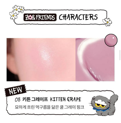 [ZO&FRIENDS EDITION] rom&nd Juicy Roll Cheek