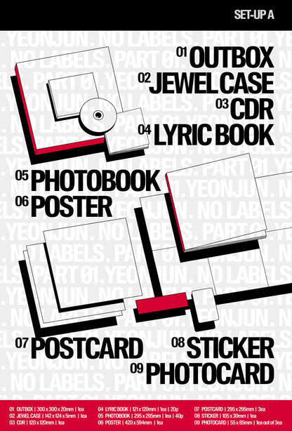 YEONJUN (TXT) - NO LABELS: PART 01 (3 TYPES Random)
