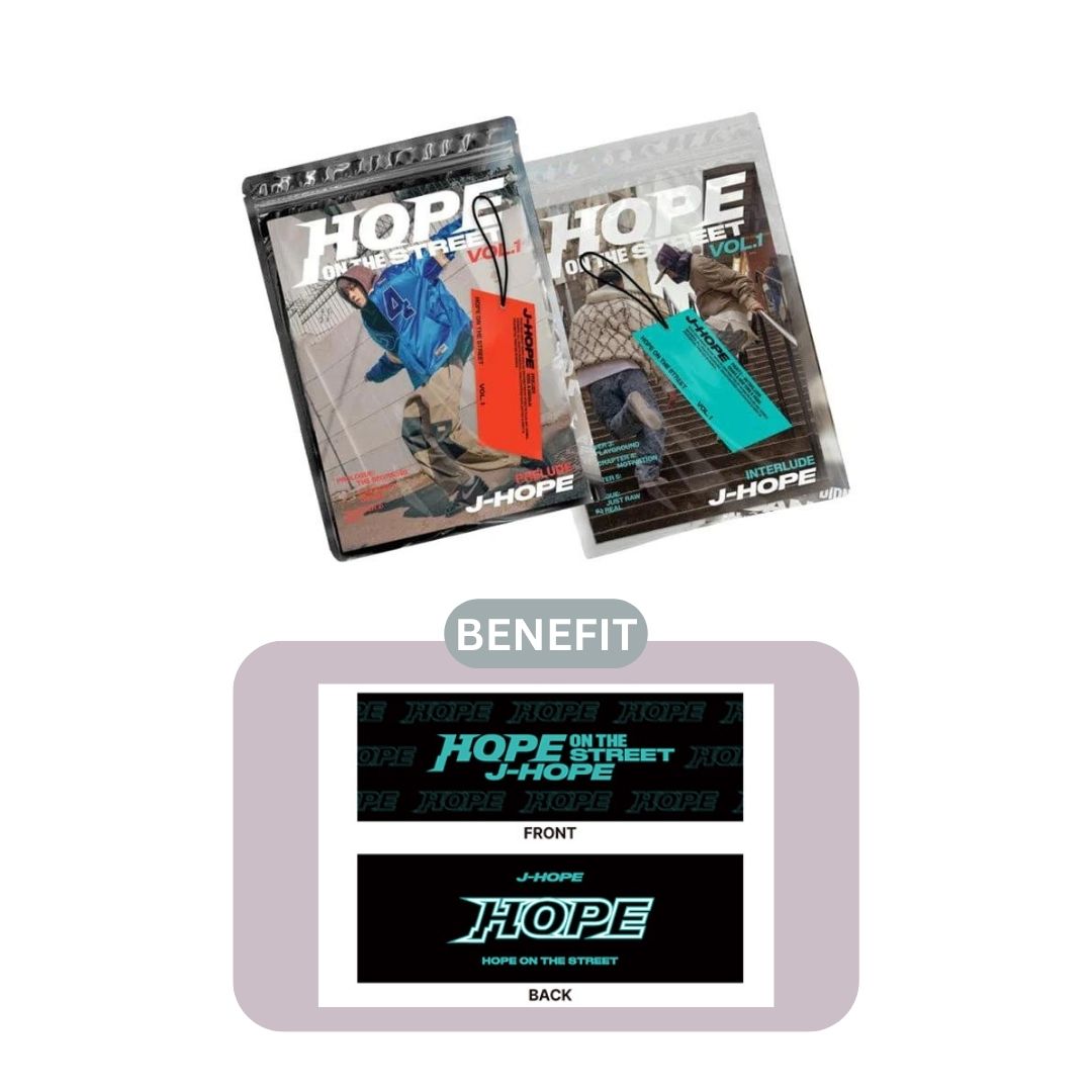 J-HOPE [HOPE ON THE STREET VOL.1] (Random Ver.) + POB