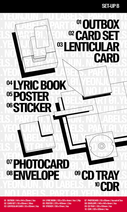 YEONJUN (TXT) - NO LABELS: PART 01 (3 TYPES Random)