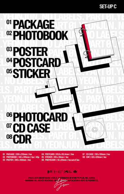 YEONJUN (TXT) - NO LABELS: PART 01 (3 TYPES Random)