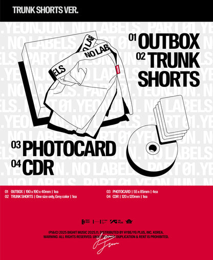 YEONJUN (TXT) - NO LABELS: PART 01 (Trunk Shorts Ver.)