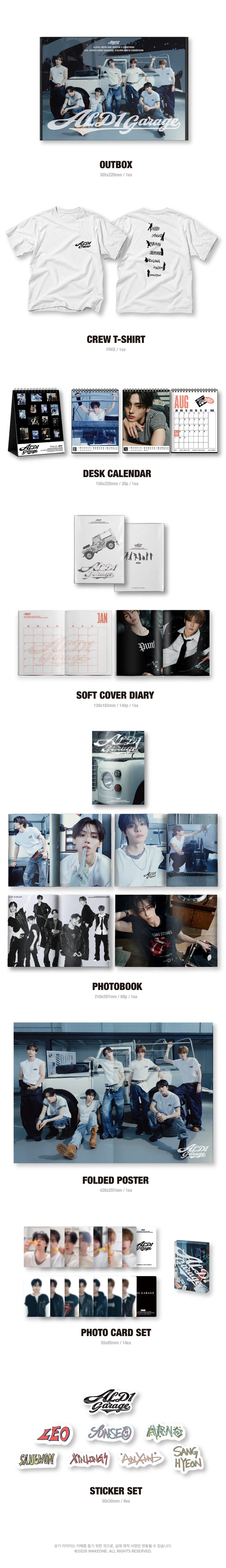 ALPHA DRIVE ONE 2027 Season's Greetings [ALD1 GARAGE (T-SHIRT VER.)]