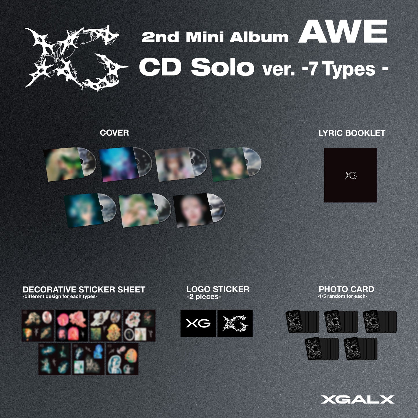 XG - 2ND MINI ALBUM [AWE] [SOLO VER]