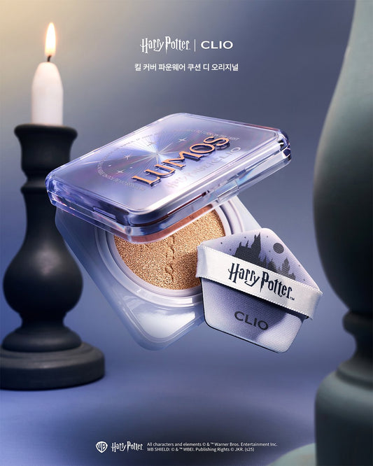CLIO KILL COVER FOUNWEAR CUSHION THE ORIGINAL SET(HARRY POTTER COLLAB) (+DOBBY or HEDWIG KEY RING)