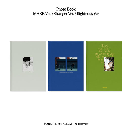 MARK - 1st Full Album [The Firstfruit] (Photobook Ver.) (3 TYPES Random)