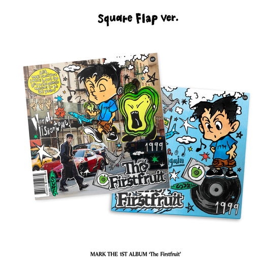 MARK - 1st Full Album [The Firstfruit] (Square Flap Ver.) (2 TYPES Random)