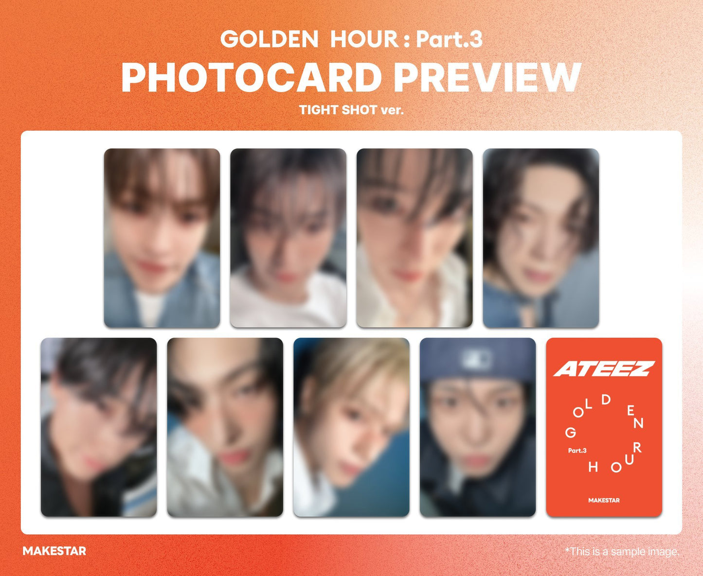 ATEEZ - [GOLDEN HOUR : Part.3] (POCAALBUM ver.) (9 TYPES Random)