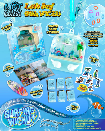 NCT WISH - 3rd mini album [COLOR] (Surf Ver.) (Smart Album)