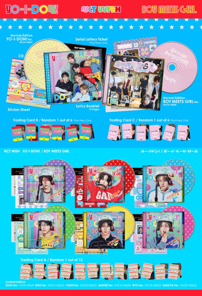 NCT WISH - Japan Single [YO-I-DON! / BOY MEETS GIRL] (BOY MEETS GIRL Ver.) (STANDARD)