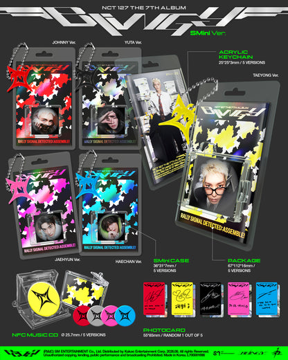 NCT 127 - 7th Full Album [BLINGY] (SMini Ver.) (Smart Album) (5 TYPES Random)